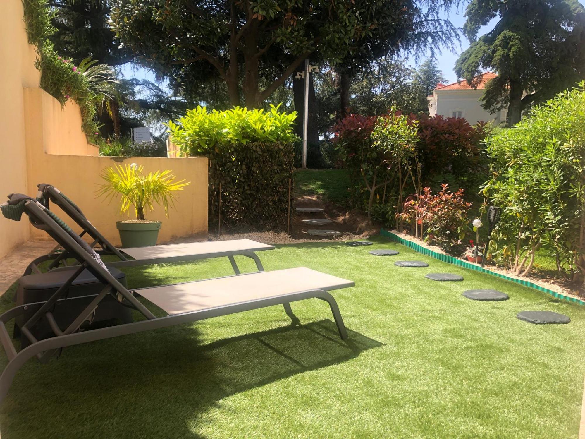 Beautiful Garden Apartment Cote D'Azur Cannes Extérieur photo